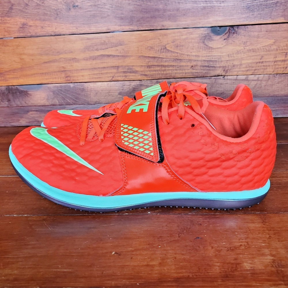 Nike Zoom High Jump‎ Elite Track Spikes Men 9 Bright Crimson FZ9636-600 New